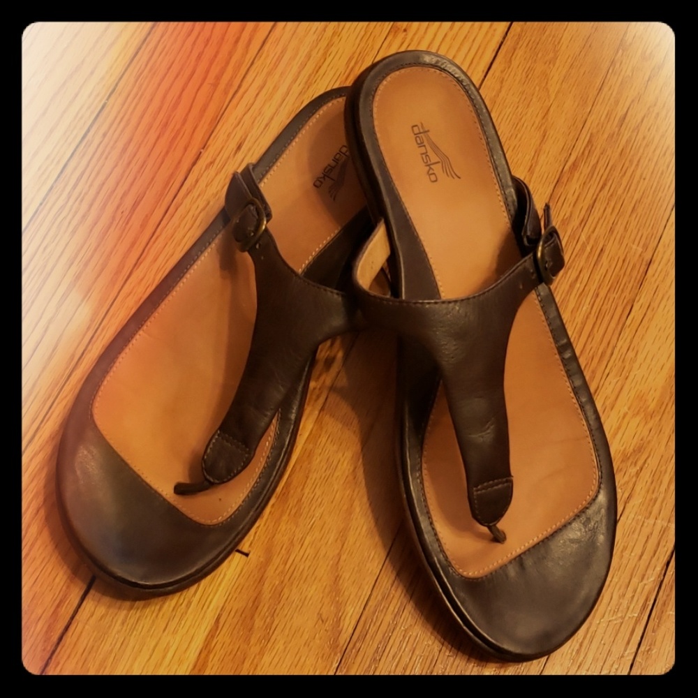 SOLD. Dansko brown sandal